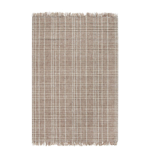 Okemah Natural Wool and Jute Rug