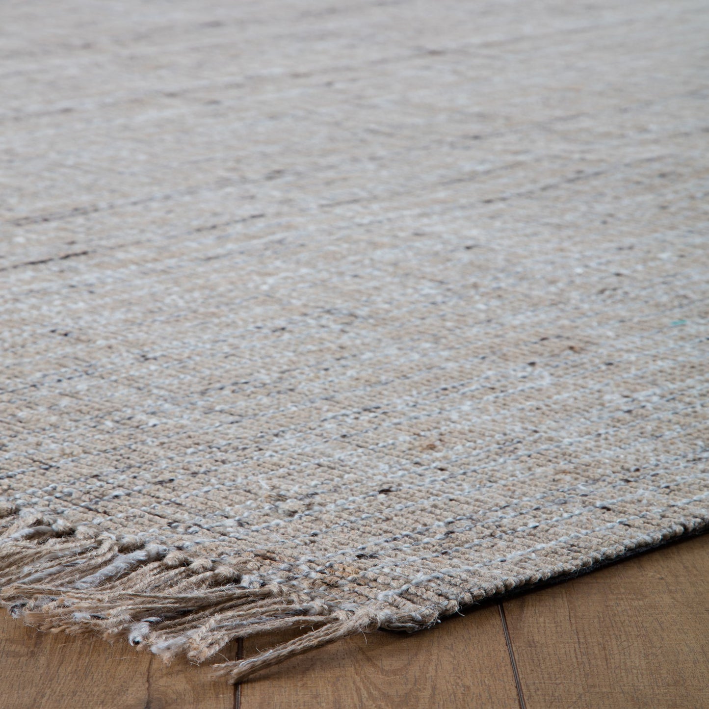 Sallisaw Tan Jute and Wool Rug