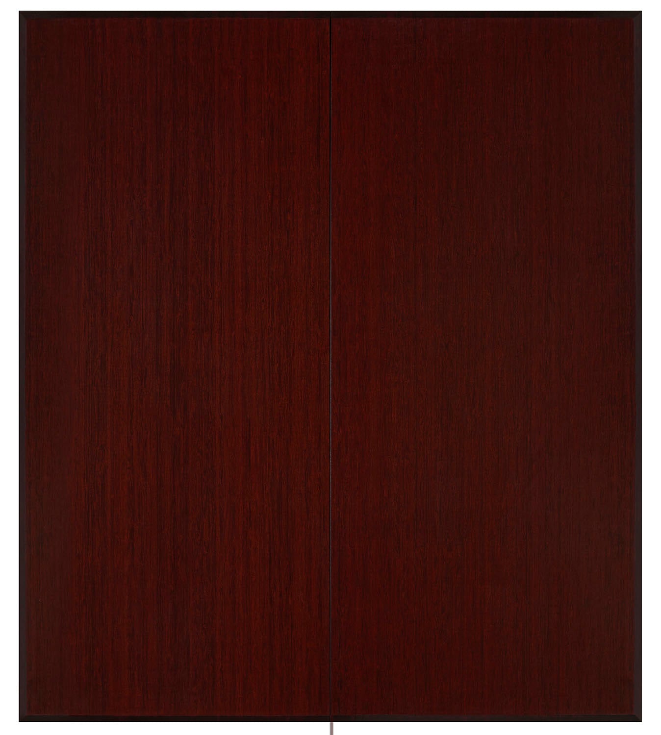 42" x 48" Dark Cherry Bamboo Tri-Fold Chair Mat