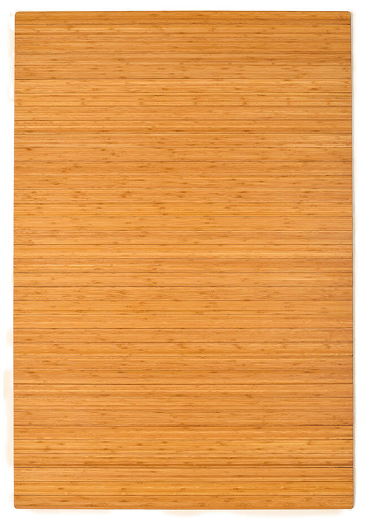 72" x 48" Natural Bamboo Chair Mat, No Lip