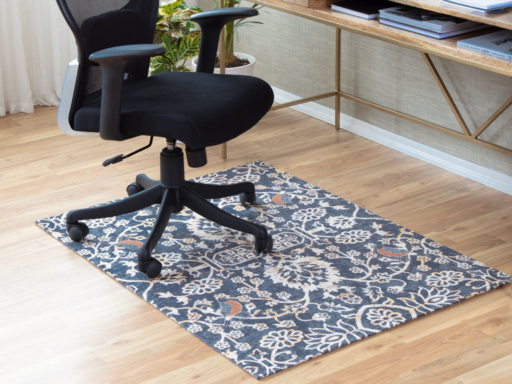 Aothia | Office Hardwood Floor Chair Mat Anti-Slip Home Chair Mat Brown / 36 x 55